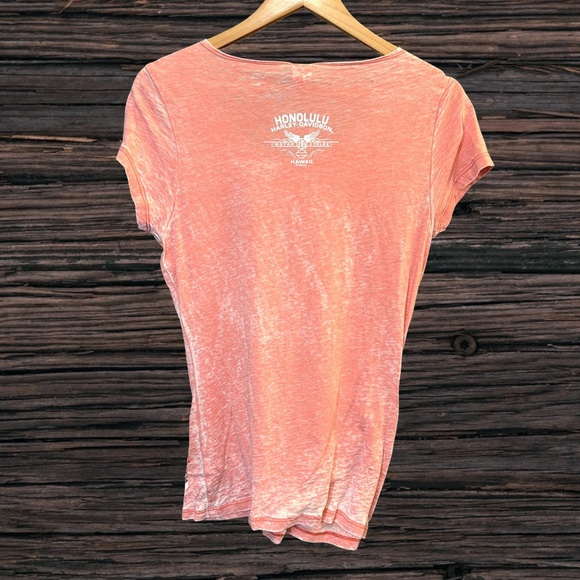 Harley-Davidson Pink Fitted Short Sleeve Tee - Picture 2 of 4